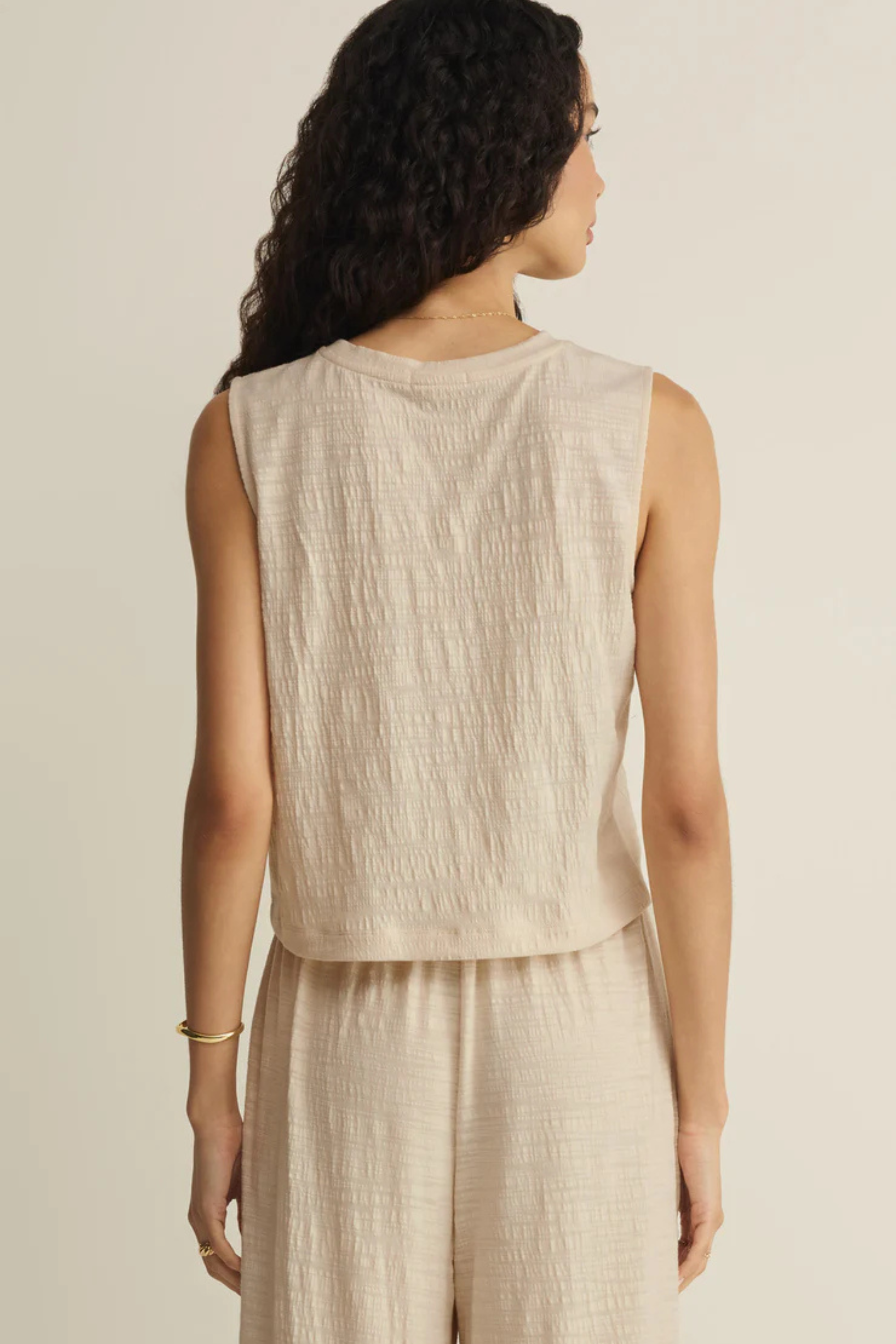 Sloane Textured Tank Top-Tank Tops-Vixen Collection, Day Spa and Women's Boutique Located in Seattle, Washington