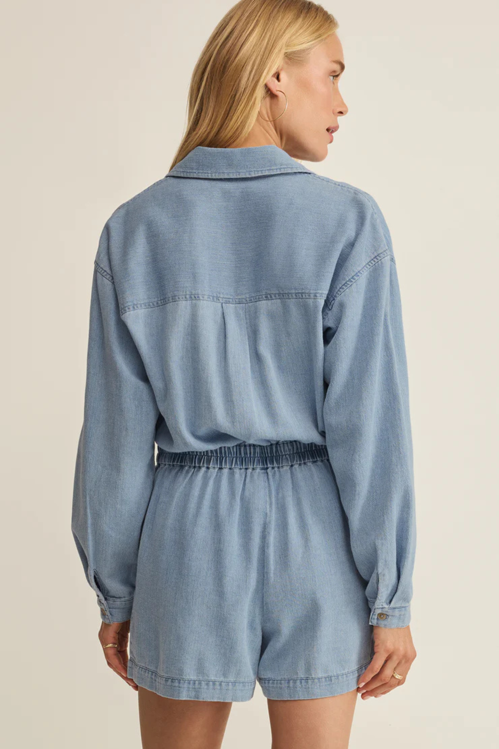 Sully Twill Romper-Jumpsuits-Vixen Collection, Day Spa and Women's Boutique Located in Seattle, Washington