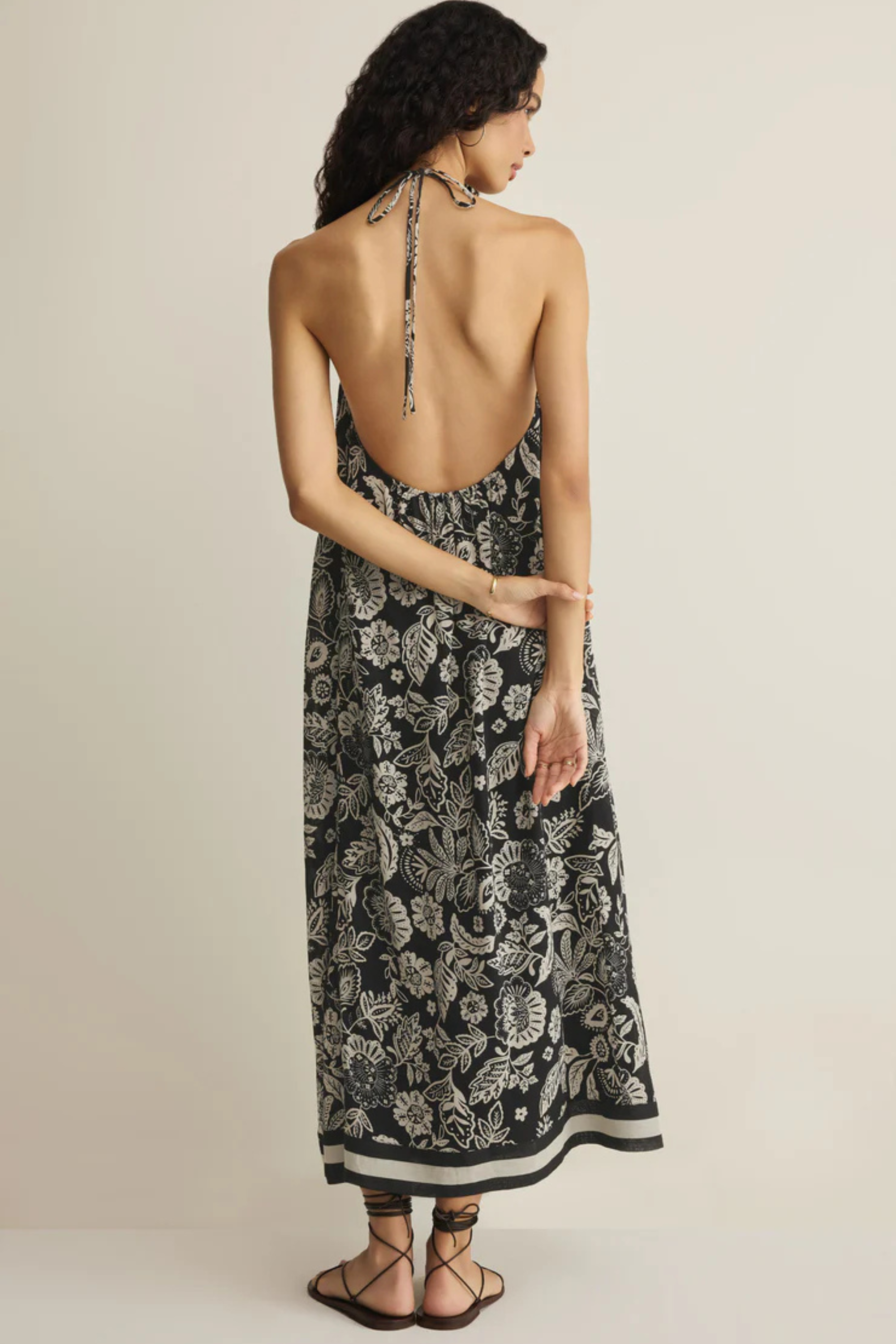 Viento Luz Floral Midi Dress-Dresses-Vixen Collection, Day Spa and Women's Boutique Located in Seattle, Washington