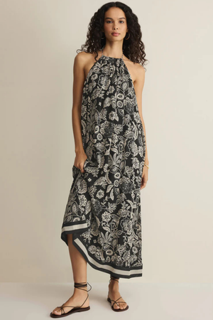 Viento Luz Floral Midi Dress-Dresses-Vixen Collection, Day Spa and Women's Boutique Located in Seattle, Washington