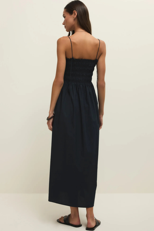 Cornelia Poplin Midi Dress-One Pieces-Vixen Collection, Day Spa and Women's Boutique Located in Seattle, Washington