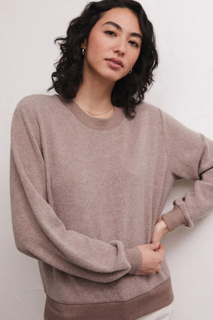 Russel Cozy Pullover-Sweaters-Vixen Collection, Day Spa and Women's Boutique Located in Seattle, Washington