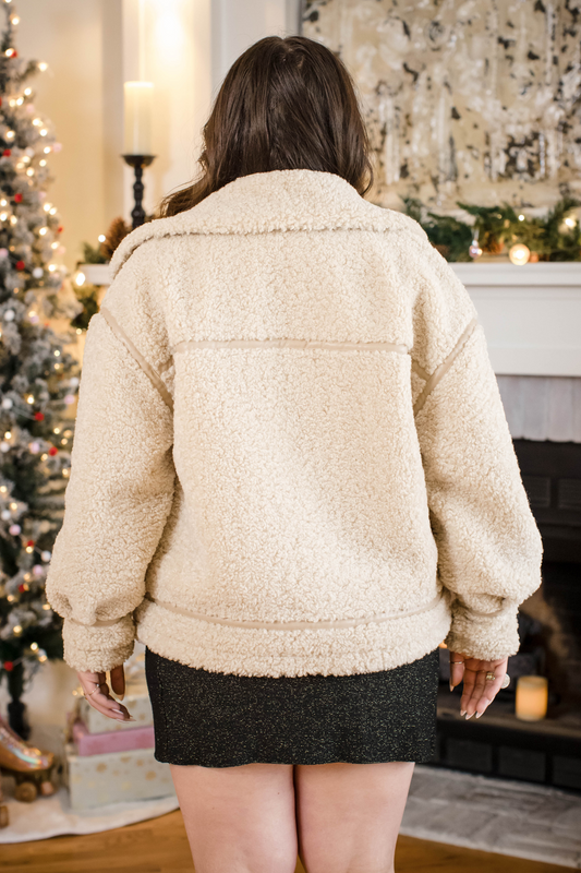 Ari Sherpa Coat-Jackets-Vixen Collection, Day Spa and Women's Boutique Located in Seattle, Washington