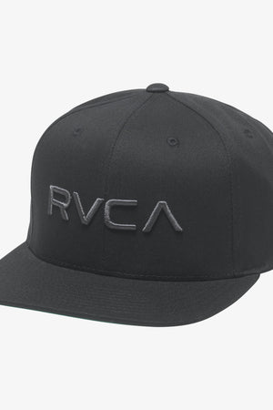 RVCA Twill Snapback II Hat-Men's Accessories-Vixen Collection, Day Spa and Women's Boutique Located in Seattle, Washington