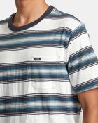 Polanco Stripe Tee, Antique White-Men's Tops-Vixen Collection, Day Spa and Women's Boutique Located in Seattle, Washington