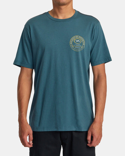 Tract Tee, Duck Blue-Men's Tops-Vixen Collection, Day Spa and Women's Boutique Located in Seattle, Washington