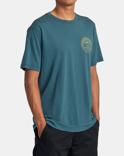 Tract Tee, Duck Blue-Men's Tops-Vixen Collection, Day Spa and Women's Boutique Located in Seattle, Washington