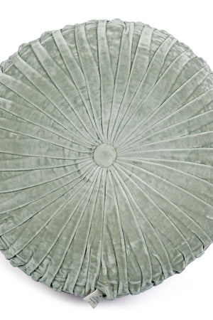 Velvet Round Handmade Pillow-Pillows-Vixen Collection, Day Spa and Women's Boutique Located in Seattle, Washington
