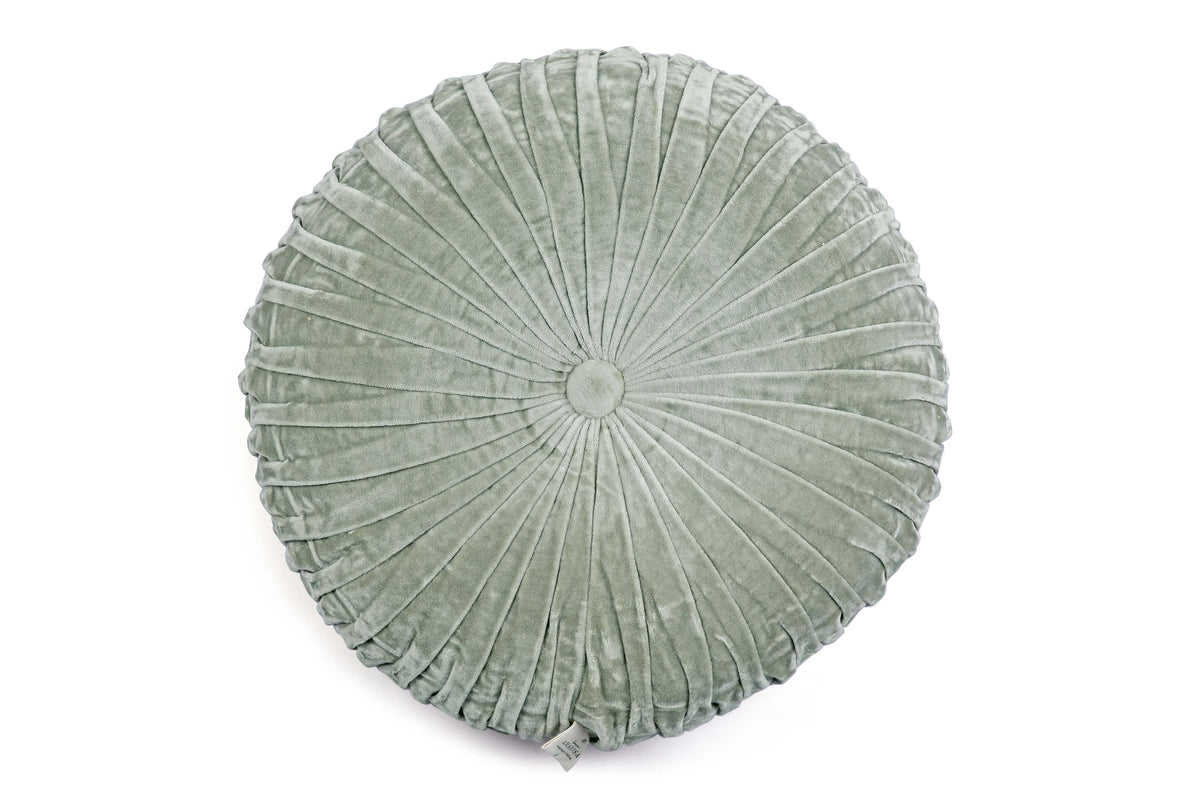 Velvet Round Handmade Pillow-Pillows-Vixen Collection, Day Spa and Women's Boutique Located in Seattle, Washington