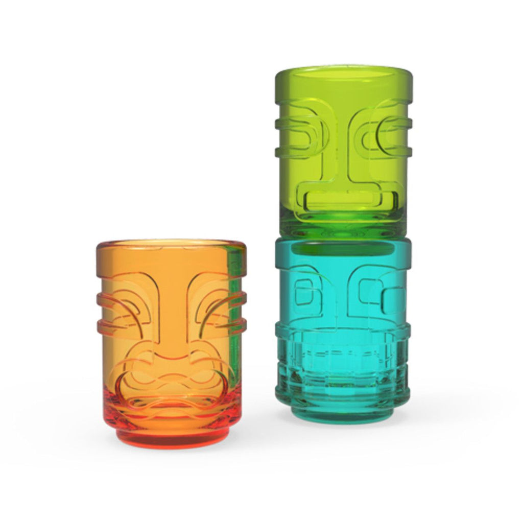 Tiki Trio™ Shot Glasses, Set of 3-Drinkware-Vixen Collection, Day Spa and Women's Boutique Located in Seattle, Washington