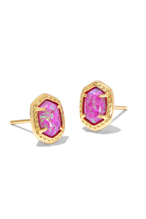 Daphne Framed Stud Earrings-Earrings-Vixen Collection, Day Spa and Women's Boutique Located in Seattle, Washington