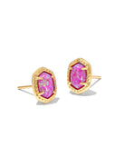 Daphne Framed Stud Earrings-Earrings-Vixen Collection, Day Spa and Women's Boutique Located in Seattle, Washington