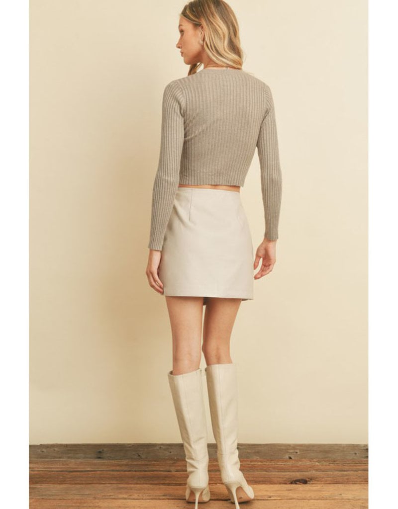 Danica Sleek Mini Skirt-Skirts-Vixen Collection, Day Spa and Women's Boutique Located in Seattle, Washington