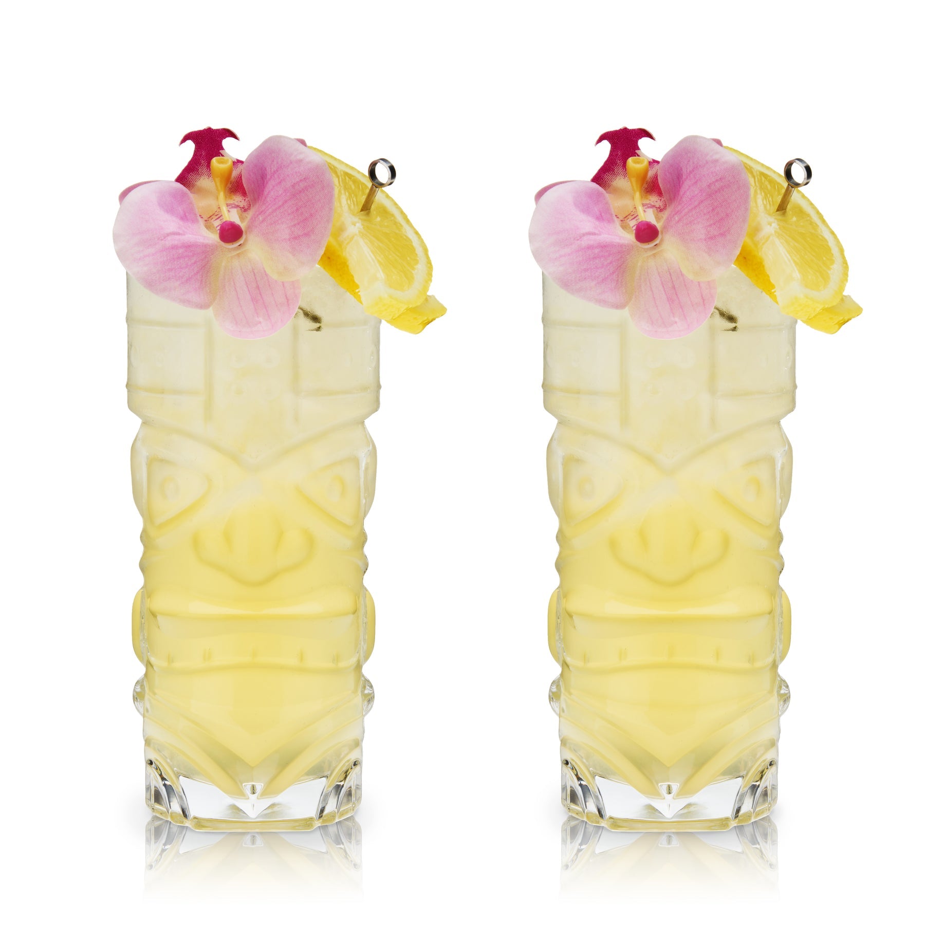 Crystal Tiki Glass-Drinkware-Vixen Collection, Day Spa and Women's Boutique Located in Seattle, Washington