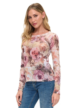 Petal Sheer Long Sleeve-Long Sleeves-Vixen Collection, Day Spa and Women's Boutique Located in Seattle, Washington