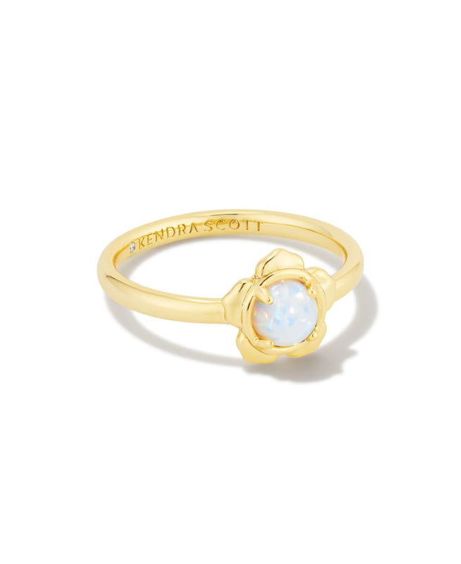 Susie Gold Band Ring-Rings-Vixen Collection, Day Spa and Women's Boutique Located in Seattle, Washington