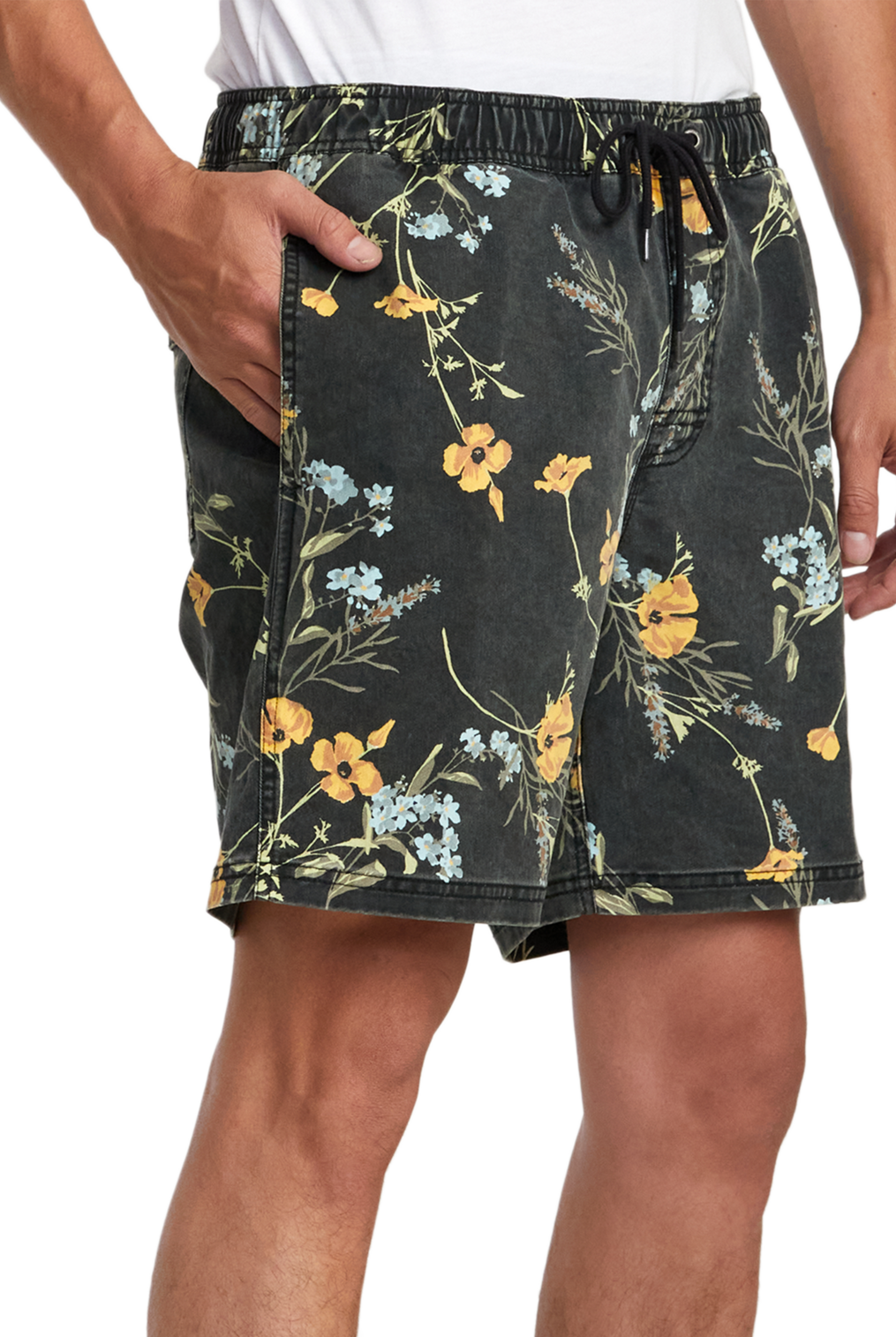 Escape Floral Walkshorts, Midnight-Men's Bottoms-Vixen Collection, Day Spa and Women's Boutique Located in Seattle, Washington