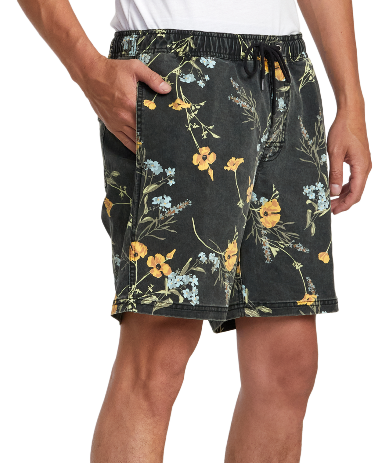 Escape Floral Walkshorts, Midnight-Men's Bottoms-Vixen Collection, Day Spa and Women's Boutique Located in Seattle, Washington