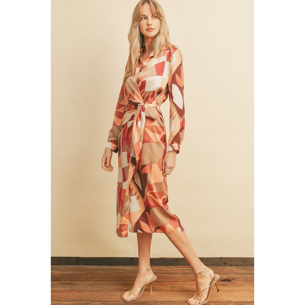 Autumn Leaves Dress-Dresses-Vixen Collection, Day Spa and Women's Boutique Located in Seattle, Washington