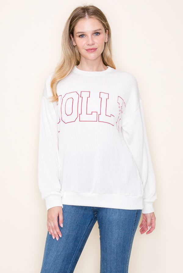 Jolly Sweater-Sweaters-Vixen Collection, Day Spa and Women's Boutique Located in Seattle, Washington