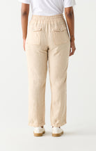 Sandy Oat Tie Waist Linen Trousers-Pants-Vixen Collection, Day Spa and Women's Boutique Located in Seattle, Washington