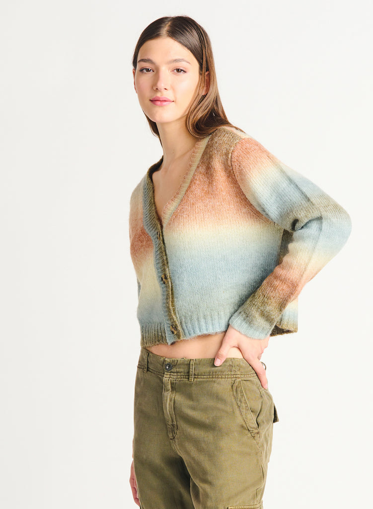 Worn Through Copper Cardigan-Cardigans-Vixen Collection, Day Spa and Women's Boutique Located in Seattle, Washington