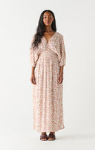 Sunset Kimono Maxi Dress-Dresses-Vixen Collection, Day Spa and Women's Boutique Located in Seattle, Washington