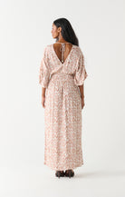 Sunset Kimono Maxi Dress-Dresses-Vixen Collection, Day Spa and Women's Boutique Located in Seattle, Washington