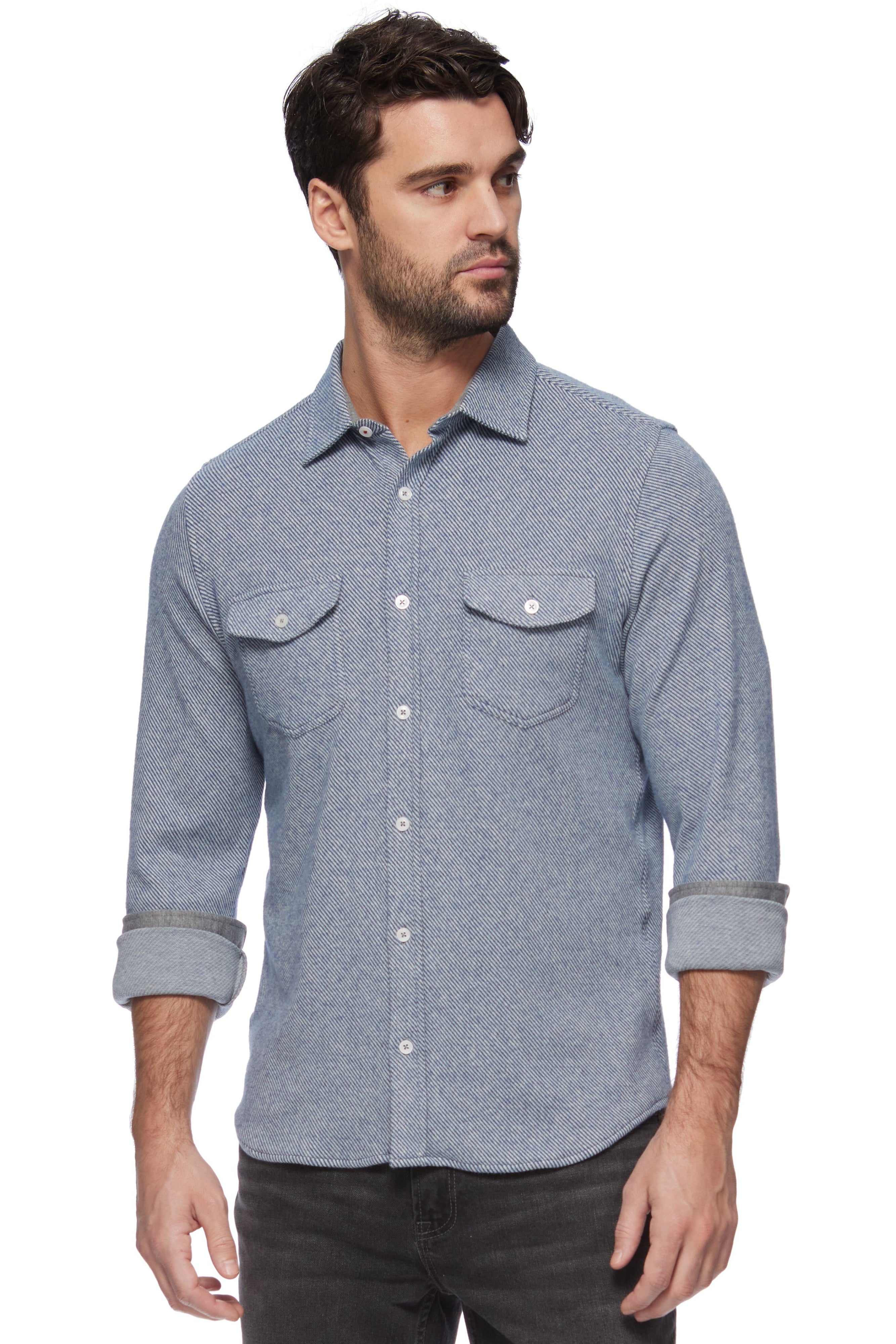 Hero Twill Knit Flannel-Men's Tops-Vixen Collection, Day Spa and Women's Boutique Located in Seattle, Washington