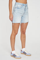 Sundaze High-Rise Shorts-Denim-Vixen Collection, Day Spa and Women's Boutique Located in Seattle, Washington