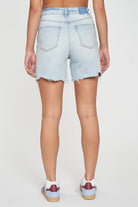 Sundaze High-Rise Shorts-Denim-Vixen Collection, Day Spa and Women's Boutique Located in Seattle, Washington