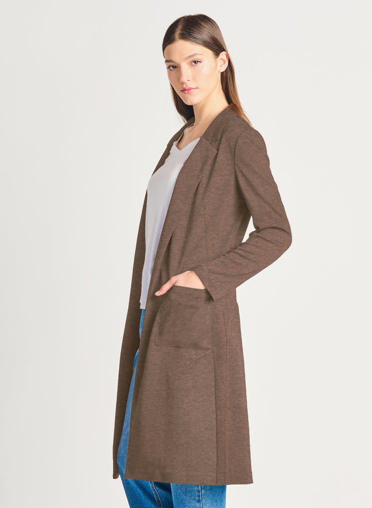 Tall Oak Elevated Blazer Cardigan-Cardigans-Vixen Collection, Day Spa and Women's Boutique Located in Seattle, Washington