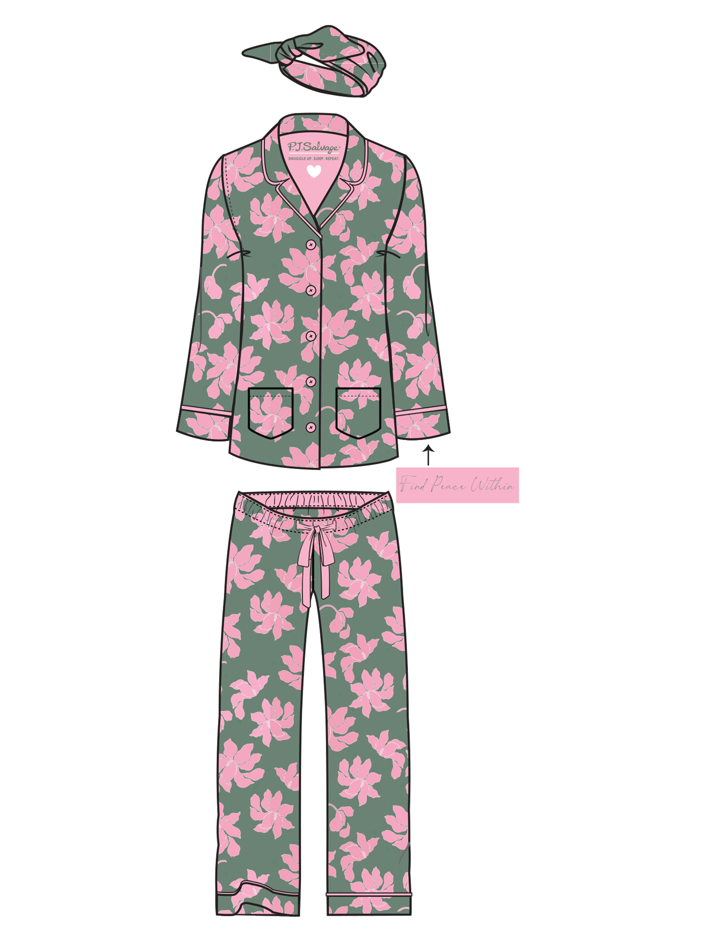 PJ Flannel Sets-Loungewear Set-Vixen Collection, Day Spa and Women's Boutique Located in Seattle, Washington