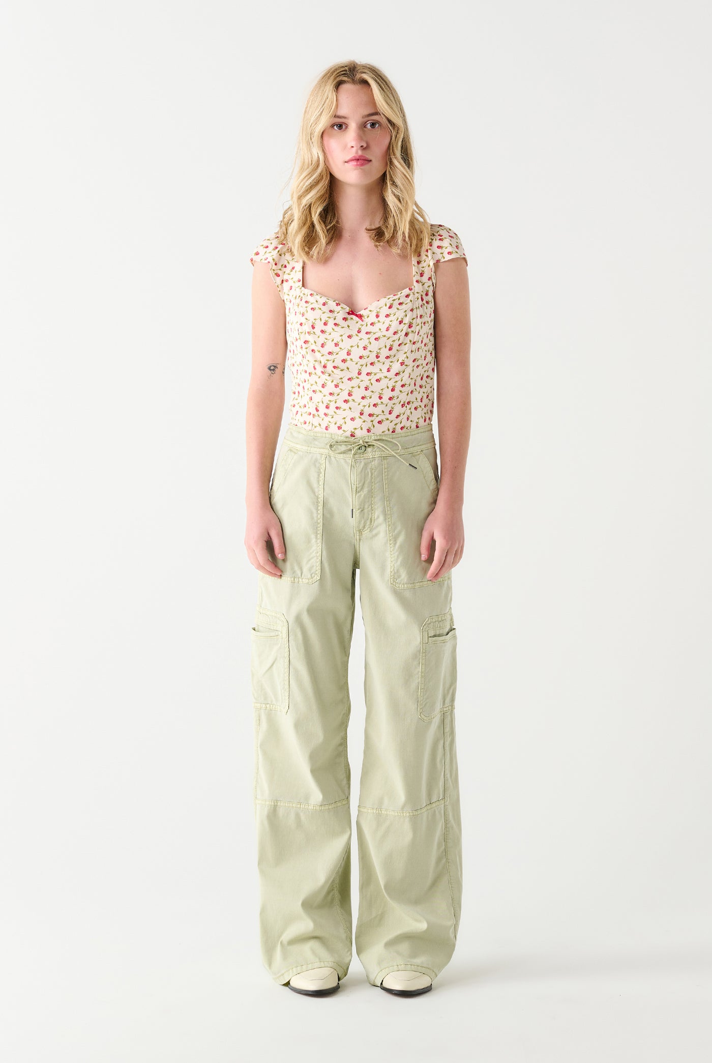 Willow High Waisted Wide Leg Cargo Pants-Pants-Vixen Collection, Day Spa and Women's Boutique Located in Seattle, Washington
