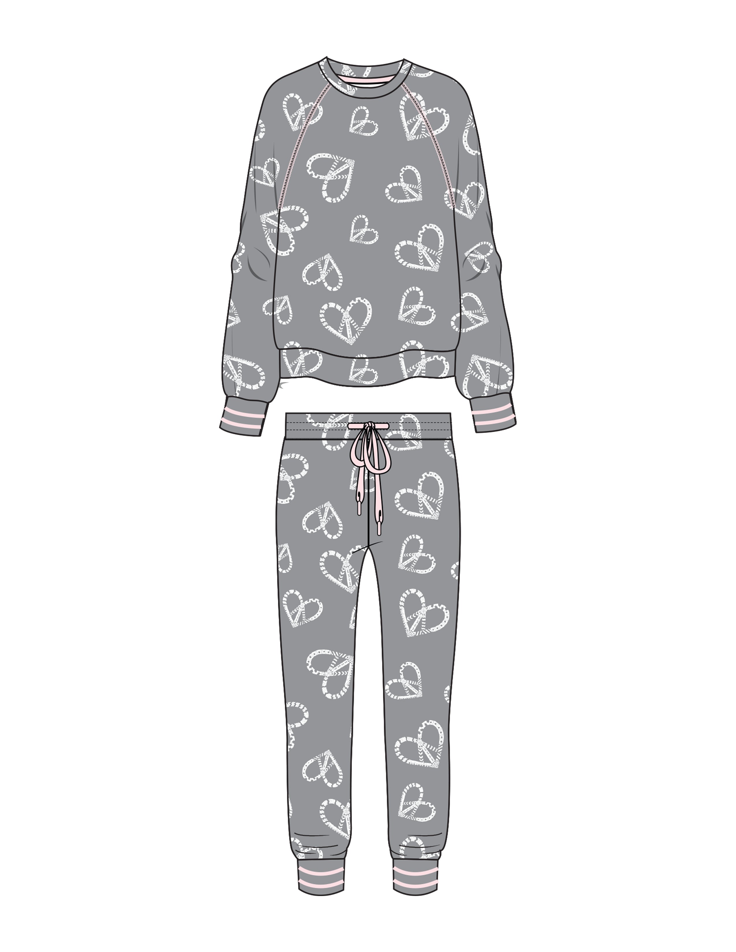 PJ Sets-Loungewear Set-Vixen Collection, Day Spa and Women's Boutique Located in Seattle, Washington