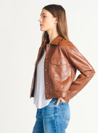 Jealousy Vegan Leather Jacket-Jackets-Vixen Collection, Day Spa and Women's Boutique Located in Seattle, Washington