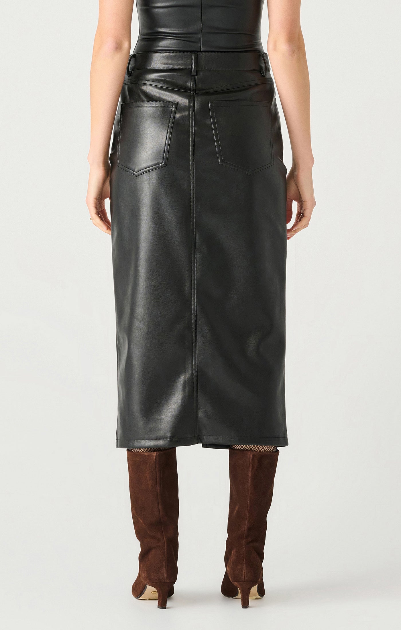 Ellie Leather Skirt-Skirts-Vixen Collection, Day Spa and Women's Boutique Located in Seattle, Washington