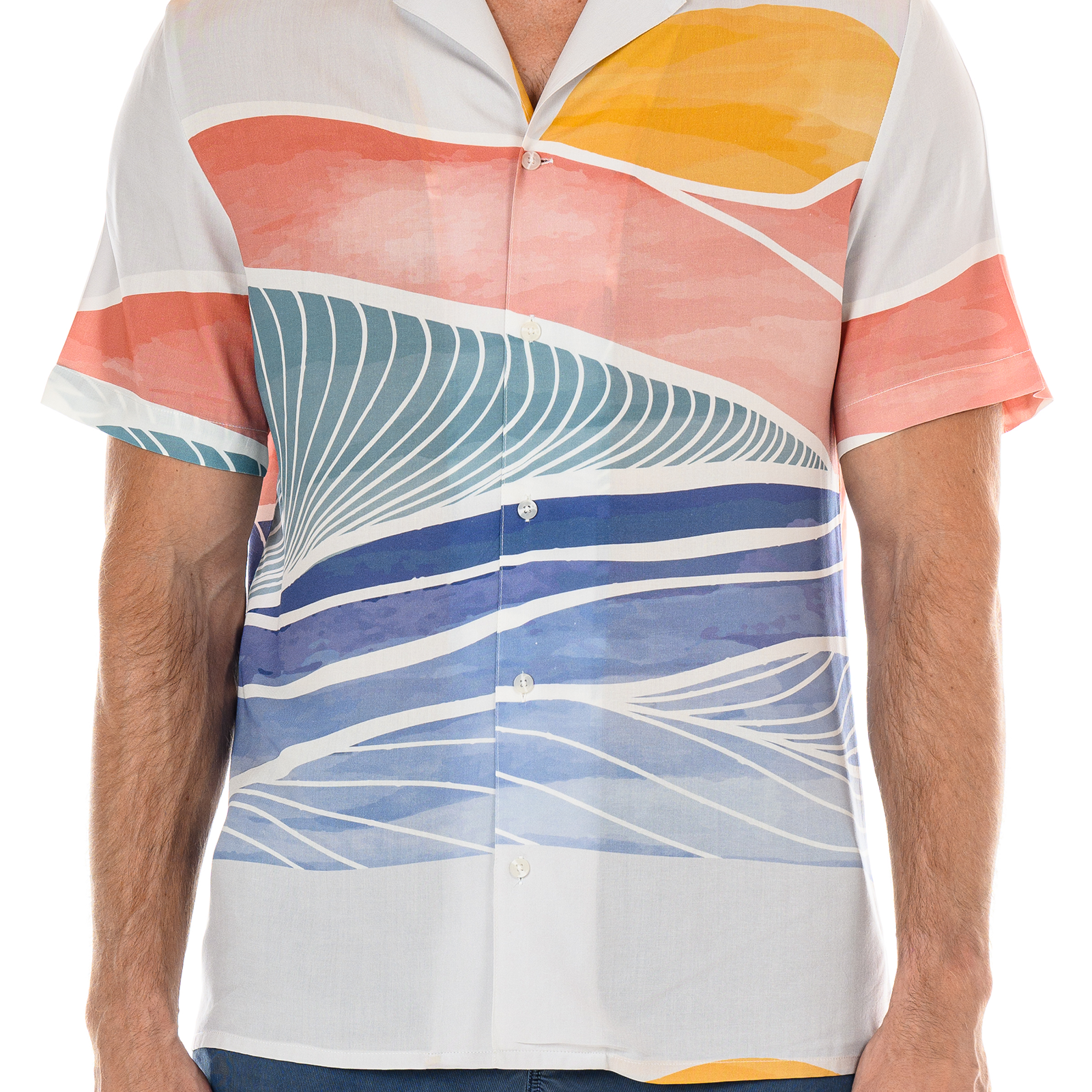 Rio Sunrise Shirt-Men's Tops-Vixen Collection, Day Spa and Women's Boutique Located in Seattle, Washington