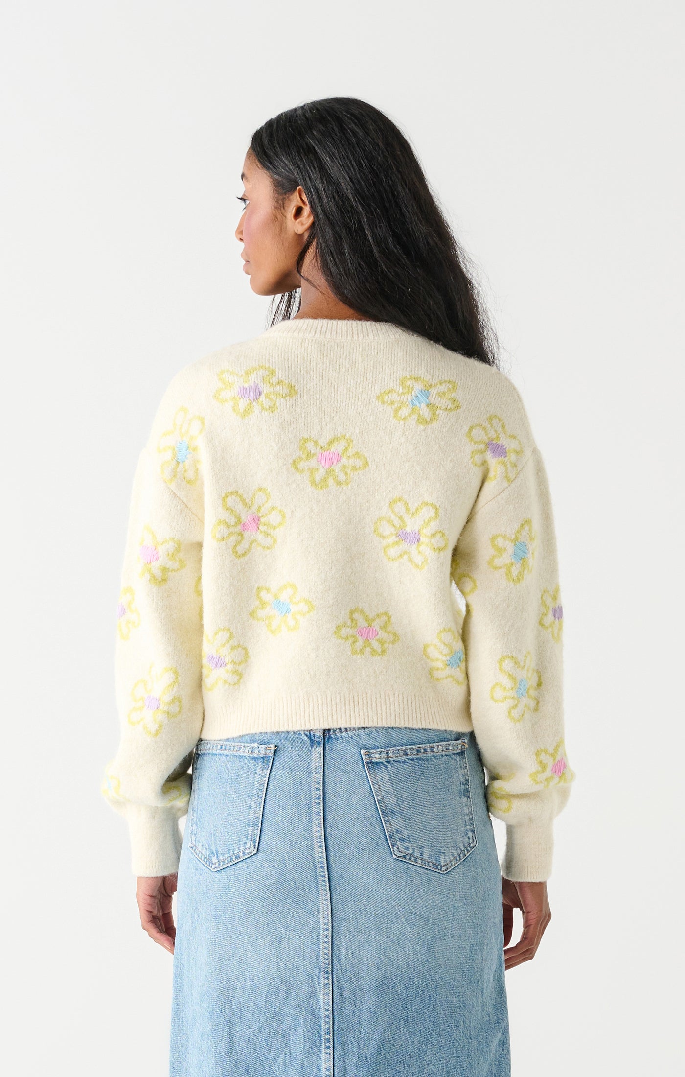 Enchanting Floral Embroidered Cardigan-Cardigans-Vixen Collection, Day Spa and Women's Boutique Located in Seattle, Washington