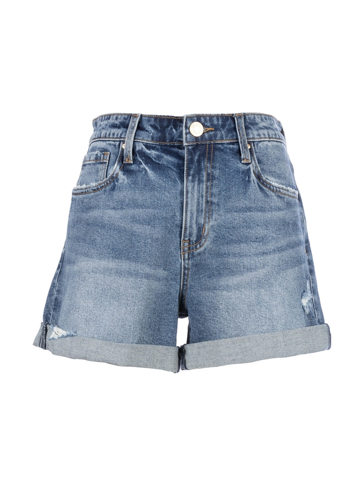 KUT Taylor High Rise Shorts-Denim-Vixen Collection, Day Spa and Women's Boutique Located in Seattle, Washington