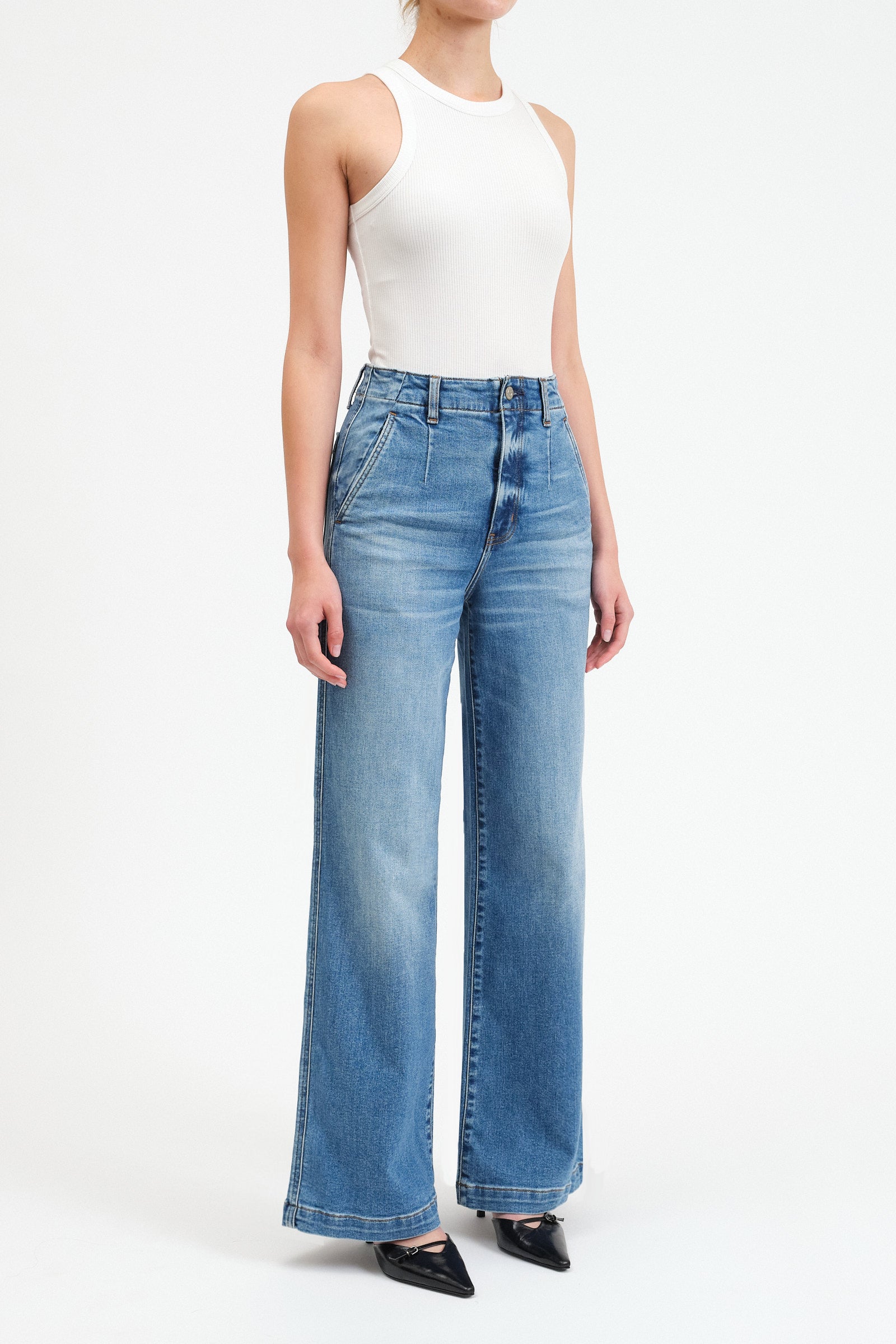 DAZE Far Out Wide Leg-Denim-Vixen Collection, Day Spa and Women's Boutique Located in Seattle, Washington