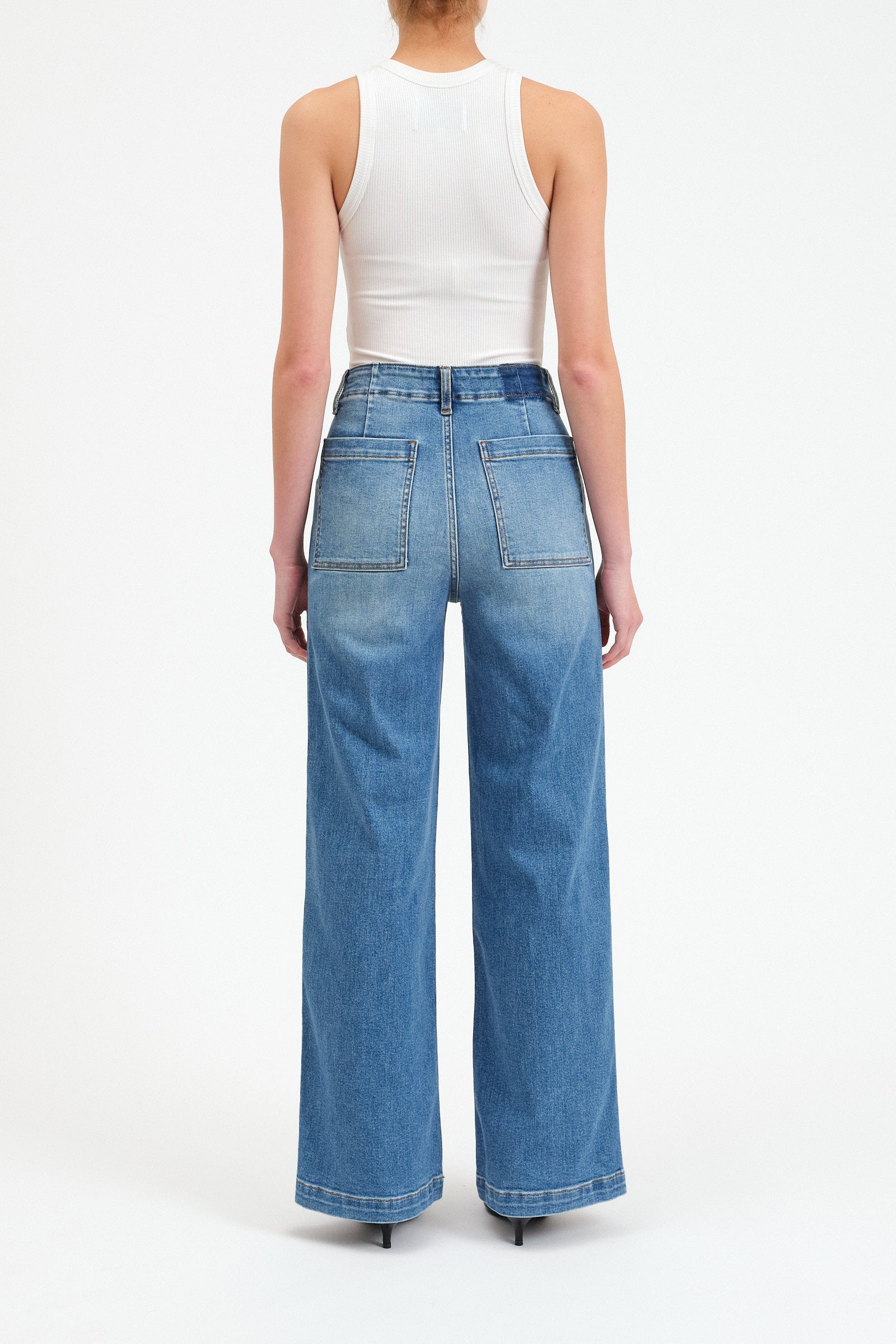 DAZE Far Out Wide Leg-Denim-Vixen Collection, Day Spa and Women's Boutique Located in Seattle, Washington