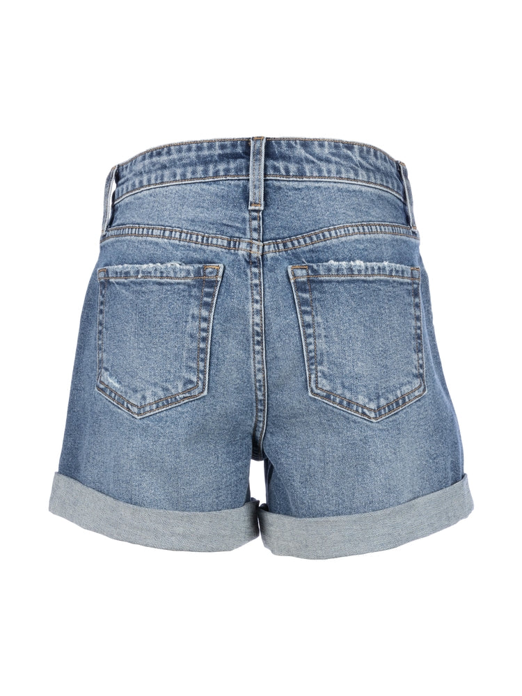 KUT From the Kloth Taylor High Rise Shorts-Denim-Vixen Collection, Day Spa and Women's Boutique Located in Seattle, Washington