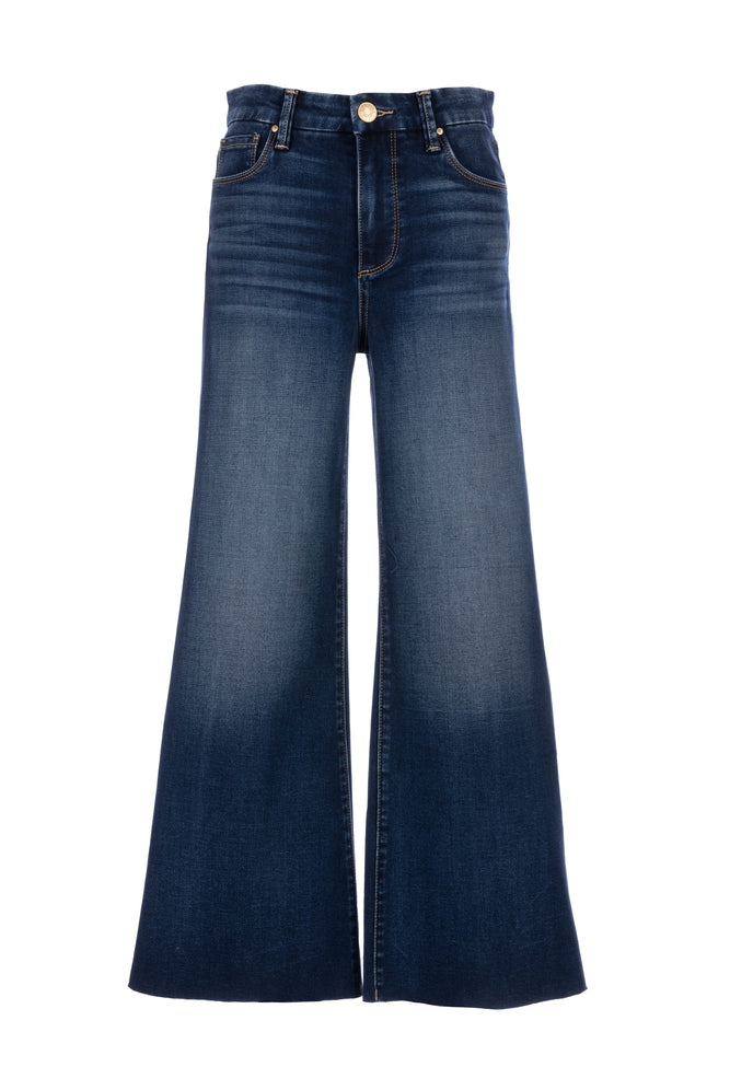 Meg Raw Hem Wide Leg Jeans-Denim-Vixen Collection, Day Spa and Women's Boutique Located in Seattle, Washington