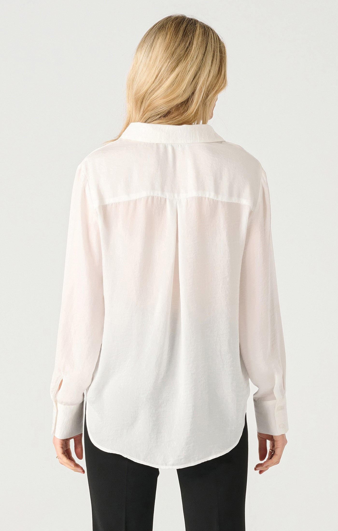 Venus Satin Blouse-Long Sleeves-Vixen Collection, Day Spa and Women's Boutique Located in Seattle, Washington