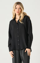 Venus Satin Blouse-Long Sleeves-Vixen Collection, Day Spa and Women's Boutique Located in Seattle, Washington