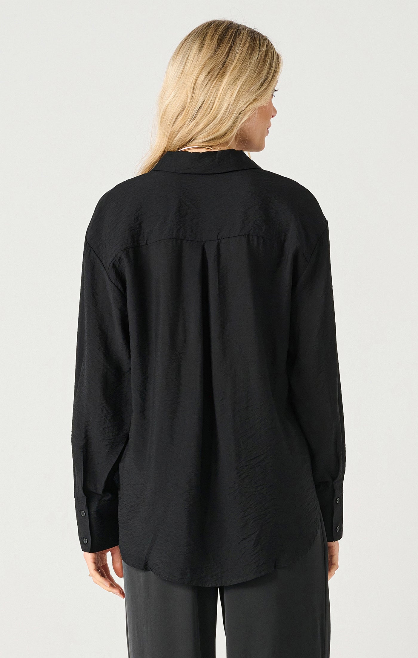 Venus Satin Blouse-Long Sleeves-Vixen Collection, Day Spa and Women's Boutique Located in Seattle, Washington