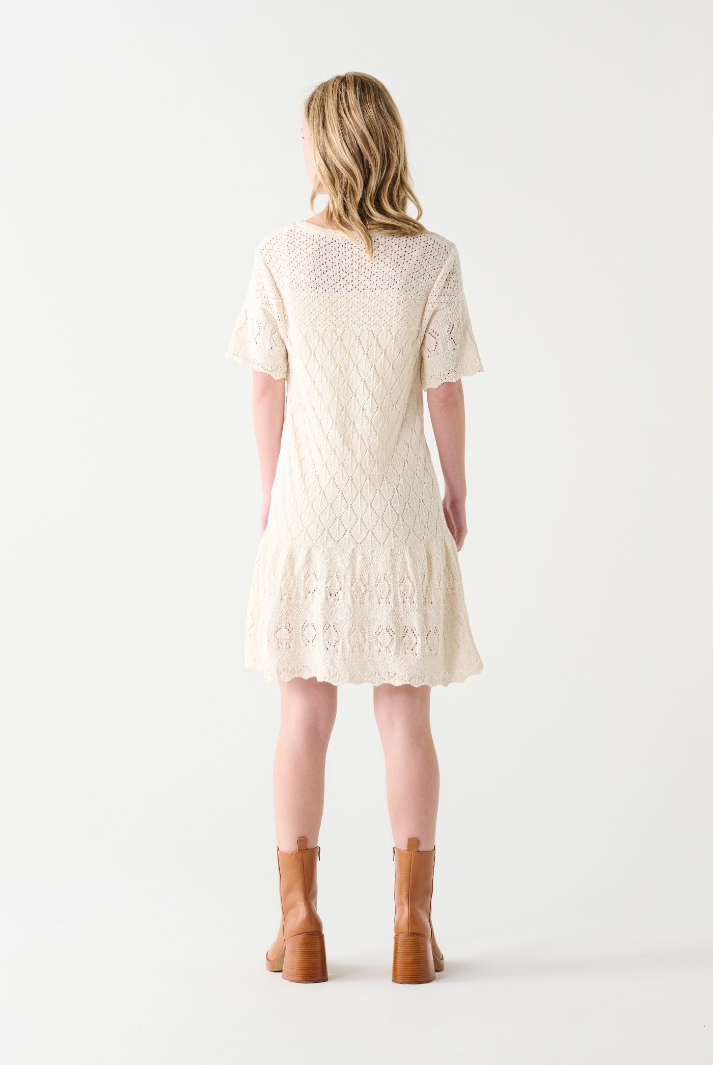 Soleil Pointelle Knit Dress-Dresses-Vixen Collection, Day Spa and Women's Boutique Located in Seattle, Washington