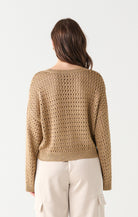 Sandbar Crochet Knit Sweater-Sweaters-Vixen Collection, Day Spa and Women's Boutique Located in Seattle, Washington