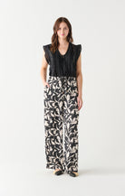 Cleo Wide Leg Satin Pants-Pants-Vixen Collection, Day Spa and Women's Boutique Located in Seattle, Washington